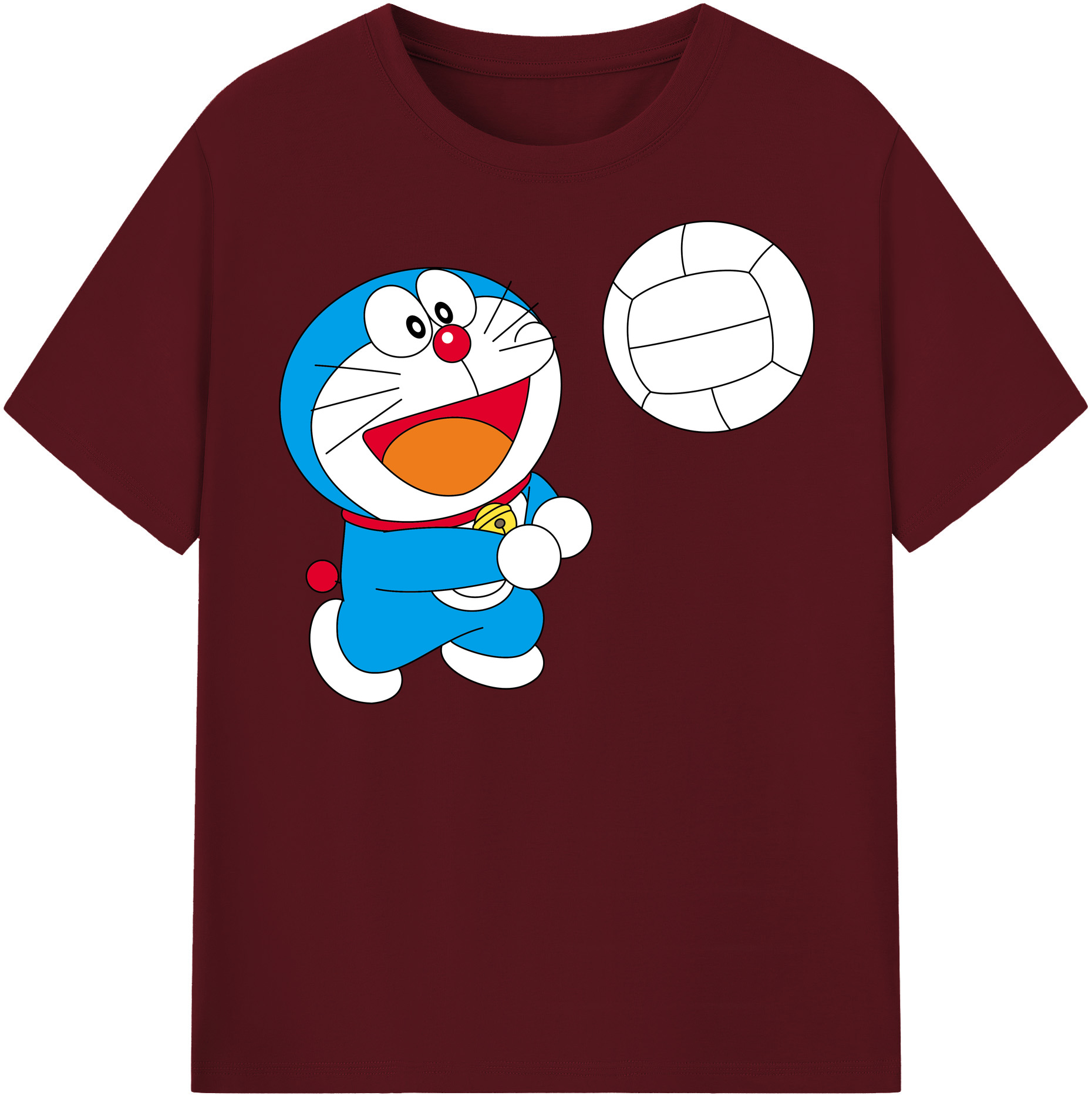 （画像用） ドラえもん Doraemon 綿100％半袖Tシャツ（フロントプリント）